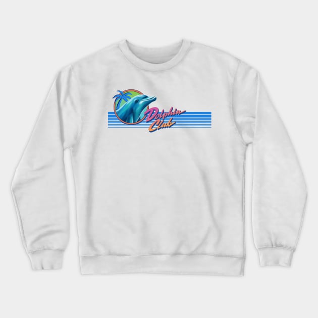 Dolphin Club Crewneck Sweatshirt by Steven Rhodes